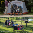Gorilla Carts Collapsible Outdoor Utility Wagon, Oversize Bed, Black, 0.2' H x 2.1' W x 3.23' D