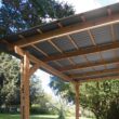 SUNTOP PALRAM 2.2-Feet x 6-Feet Corrugated Castle Gray Polycarbonate plastic Roof Panel 10 -Pack