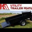 DK2 4.5-ft x 7.5-ft Steel Utility Trailer ( 1639-lb Capacity )