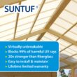 SUNTUF 2-ft x 6-ft Corrugated Solar grey Polycarbonate plastic Roof Panel 10 -Pack