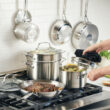 KitchenAid 3-Ply Base Stainless Steel Cookware Induction Pots and Pans Set, 11 Piece
