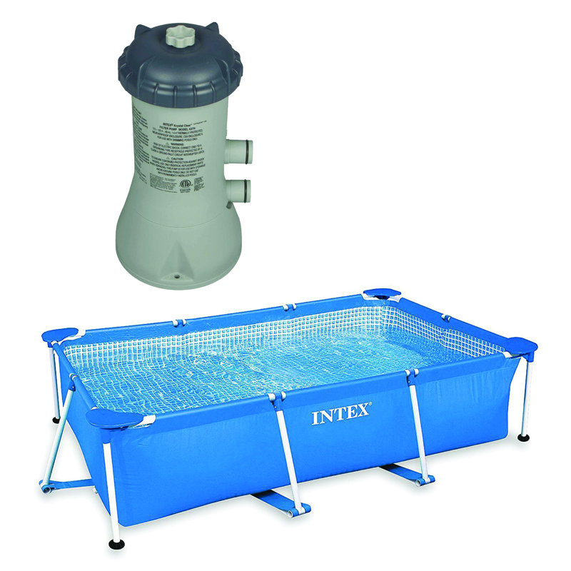 Intex 8.5 ft X 5.3 ft X 2.2 ft Frame Set Pool