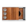 Ruvati Dual-Tier Undermount 33.5-Inches x 19-Inches Stainless steel Single bowl 16 -Gauge Workstation Kitchen Sink Ruvati Dual-Tier Undermount 33.5-Inches x 19-Inches Stainless steel Single bowl 16 -Gauge Workstation Kitchen Sink
