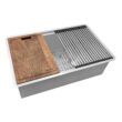 Ruvati Veniso Undermount 33-Inches x 19-Inches Stainless steel Single bowl 16 -Gauge Kitchen Sink