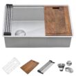 Ruvati Veniso Undermount 33-Inches x 19-Inches Stainless steel Single bowl 16 -Gauge Kitchen Sink