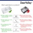 DeerValley Eclipse Farmhouse apron front 33.07-Inches x 17.91-Inches Porcelain Double equal bowl Kitchen Sink
