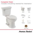American Standard Esteem VorMax White Elongated Chair height Soft Close 2-piece Toilet 12-in Rough-In WaterSense 1.28 GPF