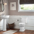 American Standard Esteem VorMax White Elongated Chair height Soft Close 2-piece Toilet 12-in Rough-In WaterSense 1.28 GPF