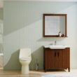 Project Source Laporte Oyster Dual Flush Elongated Chair height Soft Close 1-piece Toilet 12-in Rough-In WaterSense 1.6 GPF