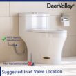 DeerValley Prism White Dual Flush Elongated Chair height Soft Close 1-piece Toilet 12-in Rough-In WaterSense 1.6 GPF
