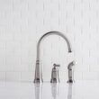 Moen Edison Spot Resist Stainless Single Handle Deck-mount Kitchen Faucet (Soap Dispenser Included) ( Side Sprayer Included )