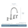 Moen Edison Spot Resist Stainless Single Handle Deck-mount Kitchen Faucet (Soap Dispenser Included) ( Side Sprayer Included )