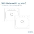 Moen Edison Spot Resist Stainless Single Handle Deck-mount Kitchen Faucet (Soap Dispenser Included) ( Side Sprayer Included )