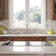 Moen Edison Spot Resist Stainless Single Handle Deck-mount Kitchen Faucet (Soap Dispenser Included) ( Side Sprayer Included )