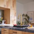 Moen Maureen Brushed Gold Single Handle Deck-mount Pull-down Kitchen Faucet with Sprayer