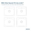 Moen Edwyn Matte Black Single Handle Deck-mount Pull-down Kitchen Faucet with Sprayer ( Deck Plate Included ) (Soap Dispenser Included)