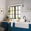Moen Edwyn Matte Black Single Handle Deck-mount Pull-down Kitchen Faucet with Sprayer ( Deck Plate Included ) (Soap Dispenser Included)