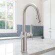 Moen Joric Spot Resist Stainless Single Handle Deck-mount Pull-down Kitchen Faucet with Sprayer ( Deck Plate Included )