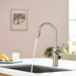 Moen Joric Spot Resist Stainless Single Handle Deck-mount Pull-down Kitchen Faucet with Sprayer ( Deck Plate Included )