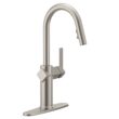Moen Joric Spot Resist Stainless Single Handle Deck-mount Pull-down Kitchen Faucet with Sprayer ( Deck Plate Included )