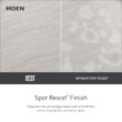Moen Essie Spot Resist Stainless Single Handle Deck-mount Touchless Pull-down Kitchen Faucet with Sprayer (Soap Dispenser Included)