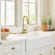 Moen Arlia Brushed Gold Single Handle Deck-mount Pull-down Kitchen Faucet with Sprayer ( Deck Plate Included )