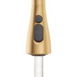Moen Arlia Brushed Gold Single Handle Deck-mount Pull-down Kitchen Faucet with Sprayer ( Deck Plate Included )