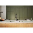 KOHLER Tone Vibrant Stainless Single Handle Deck-mount Pull-down Kitchen Faucet with Sprayer