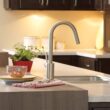Moen Align Spot Resist Stainless Single Handle Deck-mount Pull-down Kitchen Faucet with Sprayer