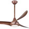 Minka Aire Light Wave 52 52-in Distressed Koa with Distressed Koa Blades Propeller Ceiling Fan With Light - Remote Included ( 3 -Blade ) Minka Aire Light Wave 52 52-in Distressed Koa with Distressed Koa Blades Propeller Ceiling Fan With Light - Remote Included ( 3 -Blade )