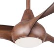 Minka Aire Light Wave 52 52-in Distressed Koa with Distressed Koa Blades Propeller Ceiling Fan With Light - Remote Included ( 3 -Blade ) Minka Aire Light Wave 52 52-in Distressed Koa with Distressed Koa Blades Propeller Ceiling Fan With Light - Remote Included ( 3 -Blade )