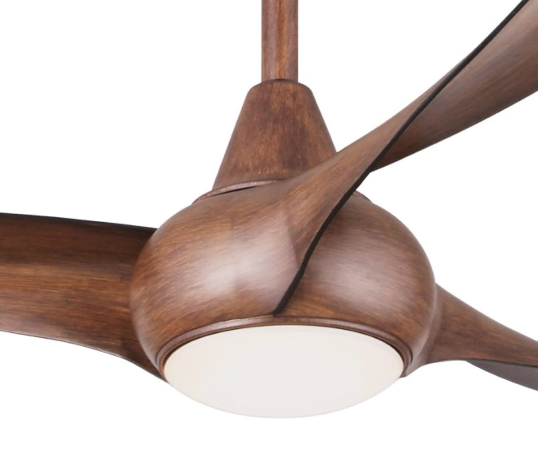 Minka Aire Light Wave 52 52-in Distressed Koa with Distressed Koa Blades Propeller Ceiling Fan With Light - Remote Included ( 3 -Blade ) Minka Aire Light Wave 52 52-in Distressed Koa with Distressed Koa Blades Propeller Ceiling Fan With Light - Remote Included ( 3 -Blade )