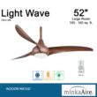 Minka Aire Light Wave 52 52-in Distressed Koa with Distressed Koa Blades Propeller Ceiling Fan With Light - Remote Included ( 3 -Blade ) Minka Aire Light Wave 52 52-in Distressed Koa with Distressed Koa Blades Propeller Ceiling Fan With Light - Remote Included ( 3 -Blade )