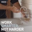 Moen Adler Spot Resist Stainless Single Handle Deck-mount Pull-down Kitchen Faucet with Sprayer ( Deck Plate Included )