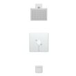 Origin 21 Veda Chrome 1-handle Single function 6-in Square Bathtub and shower Faucet with Valve Origin 21 Veda Chrome 1-handle Single function 6-in Square Bathtub and shower Faucet with Valve