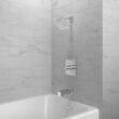 Origin 21 Veda Chrome 1-handle Single function 6-in Square Bathtub and shower Faucet with Valve Origin 21 Veda Chrome 1-handle Single function 6-in Square Bathtub and shower Faucet with Valve
