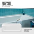 Sterling 30.25-Inches x 60-Inches White Fiberglass/Plastic composite Rectangular Alcove Soaking bathtub ( Left Drain )