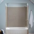 Sterling 30.25-Inches x 60-Inches White Fiberglass/Plastic composite Rectangular Alcove Soaking bathtub ( Left Drain )
