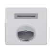 Vanity Art 29.2-in x 54-in White/Polished Chrome Acrylic Oval Freestanding Soaking bathtub ( Center Drain )