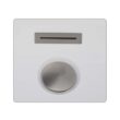 Vanity Art 29.2-in x 54-in White/Brushed Nickel Acrylic Oval Freestanding Soaking bathtub ( Center Drain )