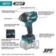 Makita 40V max XGT Brushless Cordless 4-Speed Mid-Torque 1/2 in. Impact Wrench w/Friction Ring Anvil (Tool Only) GWT07Z