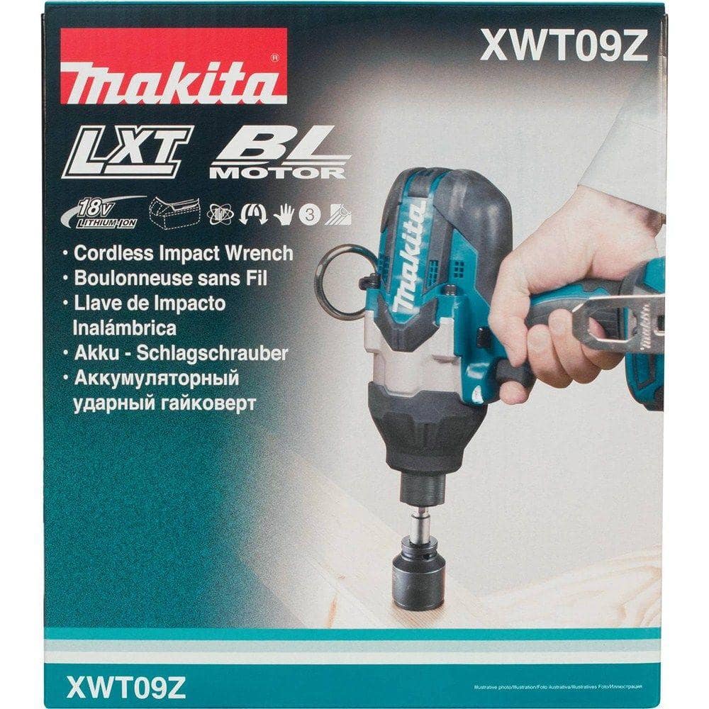 Makita 18V LXT Lithium-Ion Brushless Cordless High Torque 7/16 in. Hex Impact Wrench (Tool-Only) XWT09Z Makita 18V LXT Lithium-Ion Brushless Cordless High Torque 7/16 in. Hex Impact Wrench (Tool-Only) XWT09Z