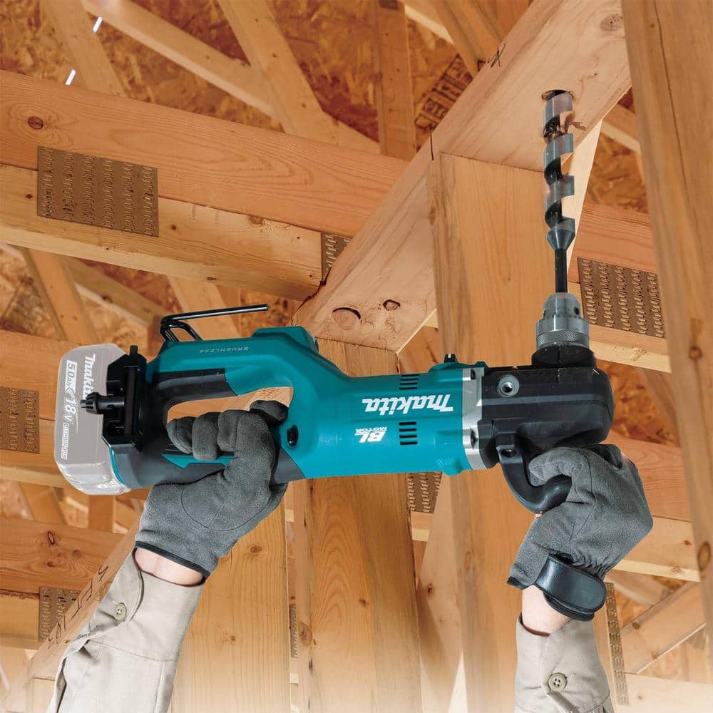 Makita 18V Lithium-Ion Brushless Cordless 1/2 in. Right Angle Drill (Tool-Only) XAD05Z Makita 18V Lithium-Ion Brushless Cordless 1/2 in. Right Angle Drill (Tool-Only) XAD05Z