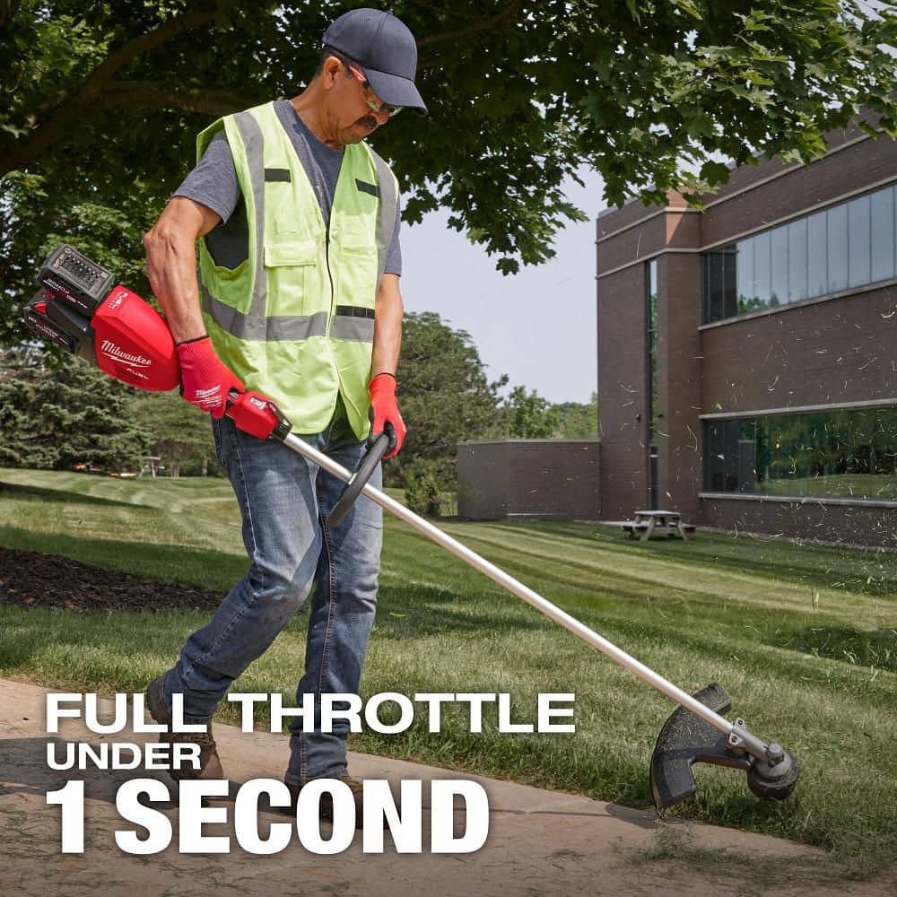 Milwaukee M18 FUEL 18V Brushless Cordless 17 in. Dual Battery Straight Shaft String Trimmer (Tool-Only) 3006-20 Milwaukee M18 FUEL 18V Brushless Cordless 17 in. Dual Battery Straight Shaft String Trimmer (Tool-Only) 3006-20