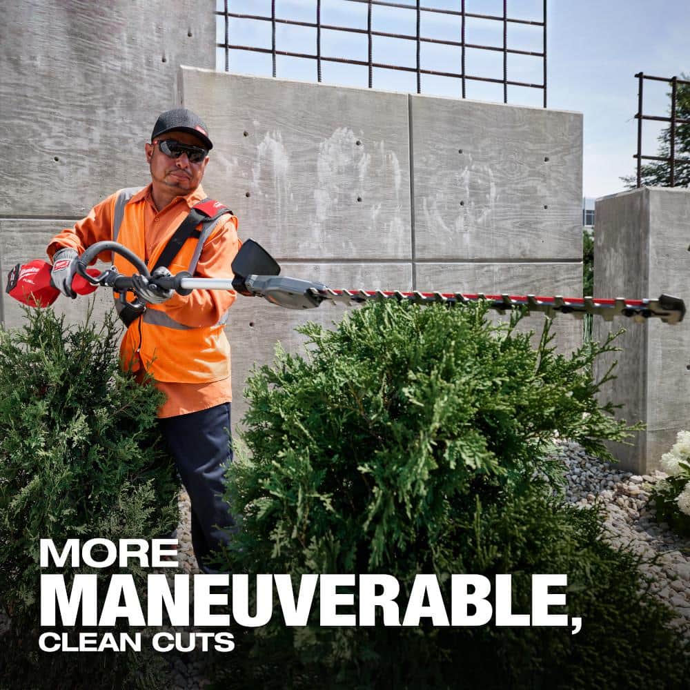 Milwaukee M18 FUEL 18V 20 in. Brushless Cordless Battery Powered Short Pole Hedge Trimmer (Tool-Only) 3043-20 Milwaukee M18 FUEL 18V 20 in. Brushless Cordless Battery Powered Short Pole Hedge Trimmer (Tool-Only) 3043-20