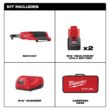 Milwaukee M12 FUEL 12V Lithium-Ion Brushless Cordless High Speed 3/8 in. Ratchet Kit w/(2) Batteries, Charger and Bag 2567-22
