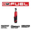 Milwaukee M12 FUEL 12V Lithium-Ion Brushless Cordless High Speed 3/8 in. Ratchet Kit w/(2) Batteries, Charger and Bag 2567-22