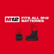 Milwaukee M12 FUEL 12V Lithium-Ion Brushless Cordless High Speed 3/8 in. Ratchet Kit w/(2) Batteries, Charger and Bag 2567-22