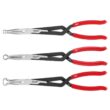 Milwaukee Long Needle Nose Pliers Set with Hose Grip and Slip Resistant Grip (3-Piece) 48-22-6563