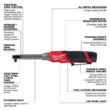 Milwaukee M12 FUEL 12V Lithium-Ion Brushless Cordless 3/8 in. Extended Reach High Speed Ratchet Kit 2569-21
